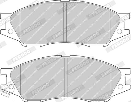 Ferodo FDB1465 - Тормозные колодки, дисковые, комплект abcparts.ee