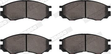 Ferodo FDB1422-S - Тормозные колодки, дисковые, комплект abcparts.ee