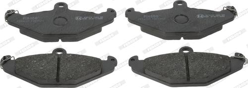 Ferodo FDB1560 - Тормозные колодки, дисковые, комплект abcparts.ee