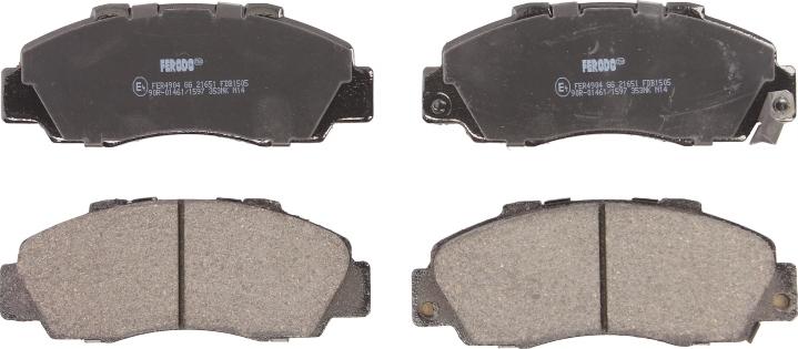 Ferodo FDB1505 - Тормозные колодки, дисковые, комплект abcparts.ee