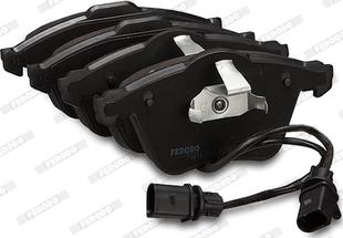 Ferodo FDB1629-D - Тормозные колодки, дисковые, комплект abcparts.ee