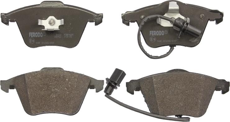 Ferodo FDB1629 - Тормозные колодки, дисковые, комплект abcparts.ee