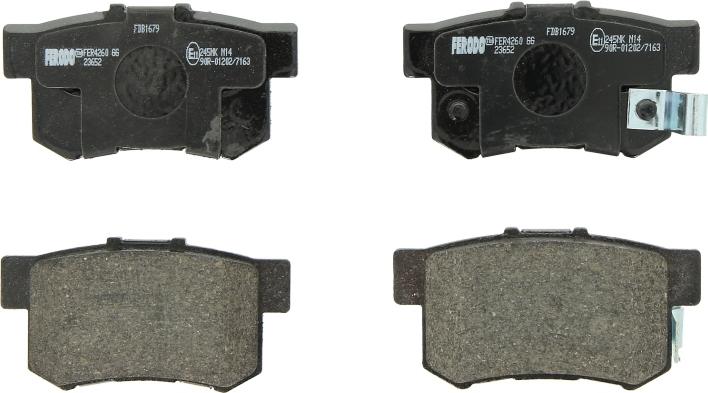 Ferodo FDB1679 - Тормозные колодки, дисковые, комплект abcparts.ee