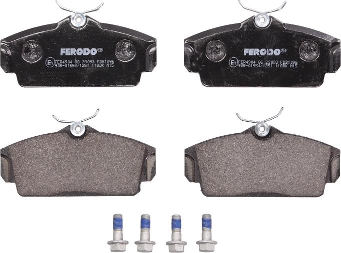 Ferodo FDB1096 - Тормозные колодки, дисковые, комплект abcparts.ee