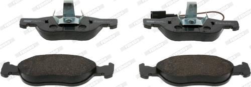 Ferodo FDB1056B - Тормозные колодки, дисковые, комплект abcparts.ee