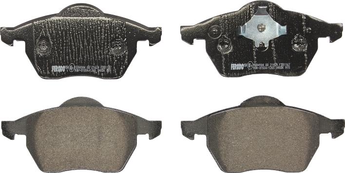Ferodo FDB1167 - Тормозные колодки, дисковые, комплект abcparts.ee