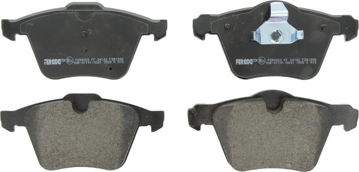 Ferodo FDB1898 - Тормозные колодки, дисковые, комплект abcparts.ee