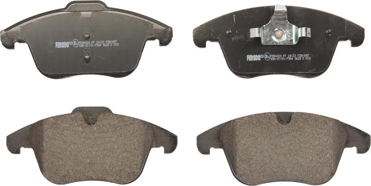 Ferodo FDB1897 - Тормозные колодки, дисковые, комплект abcparts.ee