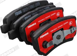 Ferodo FDB1839-S - Тормозные колодки, дисковые, комплект abcparts.ee
