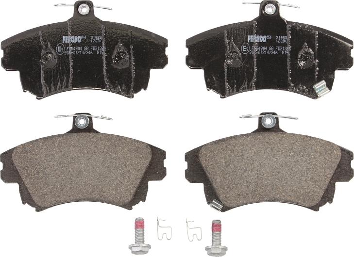 Ferodo FDB1384 - Тормозные колодки, дисковые, комплект abcparts.ee