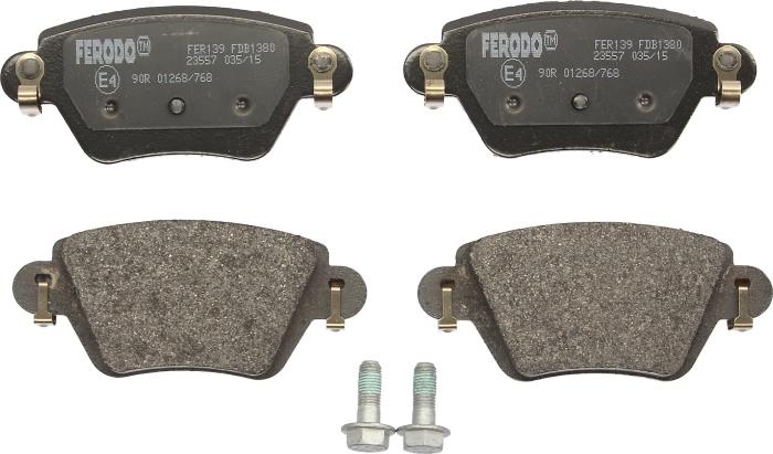 Ferodo FDB1380 - Тормозные колодки, дисковые, комплект abcparts.ee