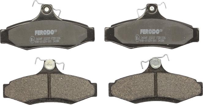 Ferodo FDB1336 - Тормозные колодки, дисковые, комплект abcparts.ee