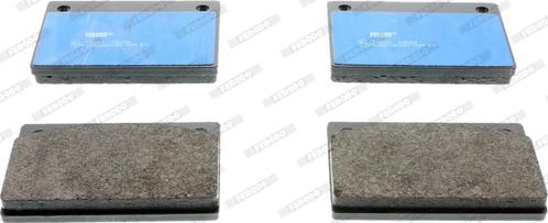Ferodo FDB1296 - Тормозные колодки, дисковые, комплект abcparts.ee
