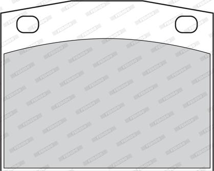 Ferodo FDB122 - Тормозные колодки, дисковые, комплект abcparts.ee