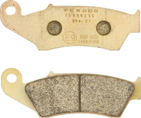 Ferodo FDB892SG - Тормозные колодки, дисковые, комплект abcparts.ee