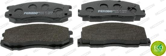 Ferodo FDB306 - Тормозные колодки, дисковые, комплект abcparts.ee