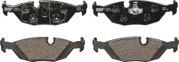 Ferodo FDB296 - Тормозные колодки, дисковые, комплект abcparts.ee