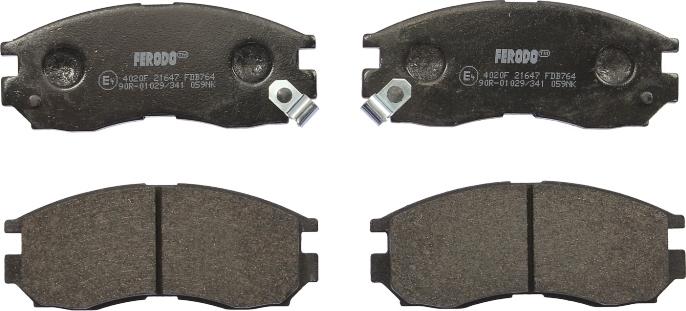 Ferodo FDB764 - Тормозные колодки, дисковые, комплект abcparts.ee