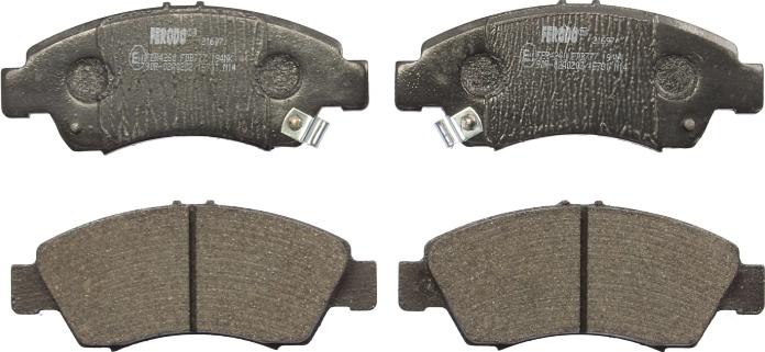 Ferodo FDB777 - Тормозные колодки, дисковые, комплект abcparts.ee