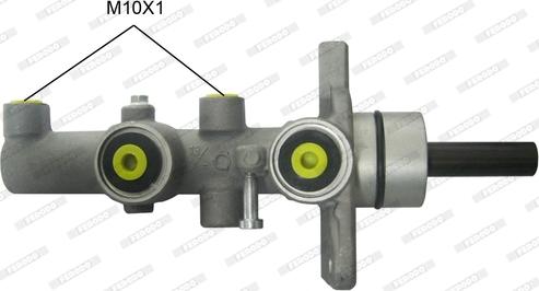 Ferodo FHM1529 - Главный тормозной цилиндр abcparts.ee