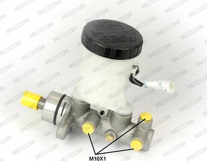 Ferodo FHM1363 - Главный тормозной цилиндр abcparts.ee