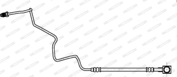 Ferodo FHY3067 - Тормозной шланг abcparts.ee