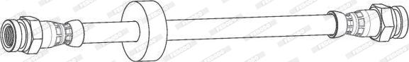 Ferodo FHY3382 - Тормозной шланг abcparts.ee