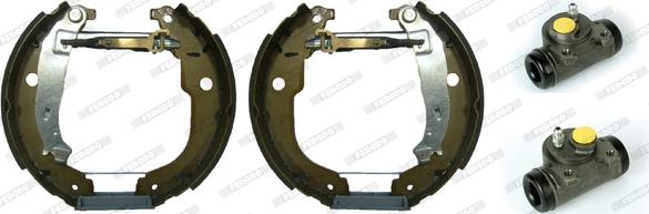 Ferodo FMK447 - Комплект тормозных колодок, барабанные abcparts.ee