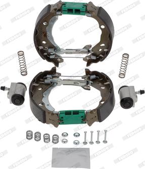 Ferodo FMK456 - Комплект тормозных колодок, барабанные abcparts.ee