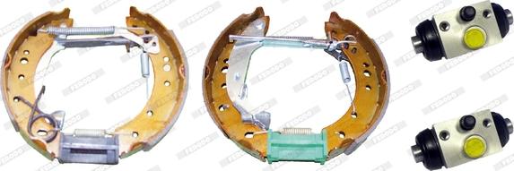 Ferodo FMK425 - Комплект тормозных колодок, барабанные abcparts.ee