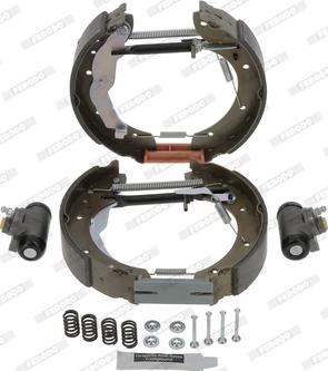 Ferodo FMK265 - Комплект тормозных колодок, барабанные abcparts.ee
