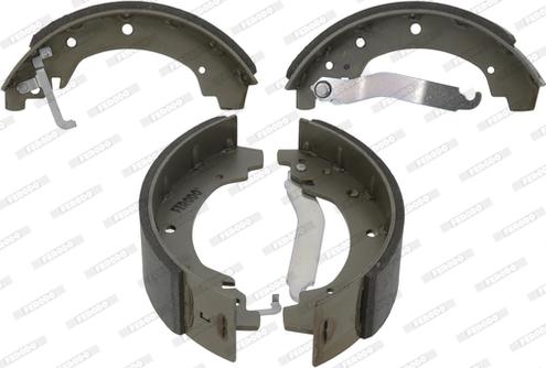 Ferodo FSB180 - Комплект тормозных колодок, барабанные abcparts.ee