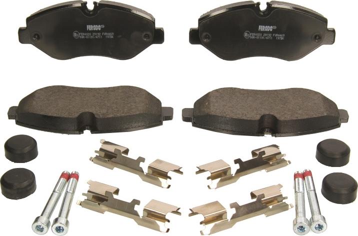 Ferodo FVR4469 - Тормозные колодки, дисковые, комплект abcparts.ee