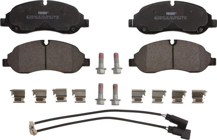 Ferodo FVR4661 - Тормозные колодки, дисковые, комплект abcparts.ee