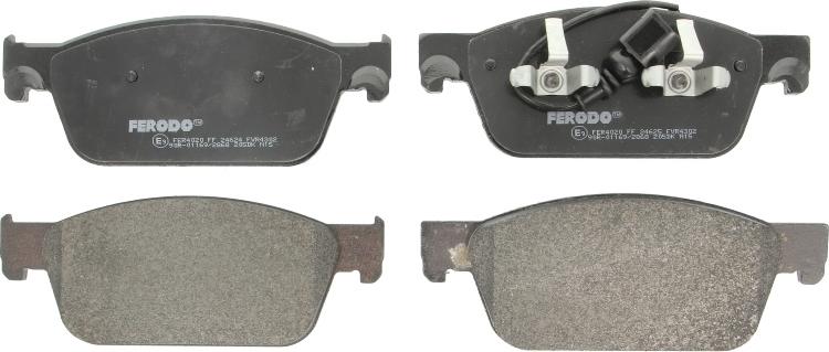 Ferodo FVR4302 - Тормозные колодки, дисковые, комплект abcparts.ee
