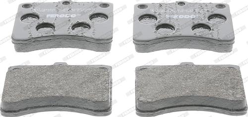 Ferodo FVR549 - Тормозные колодки, дисковые, комплект abcparts.ee
