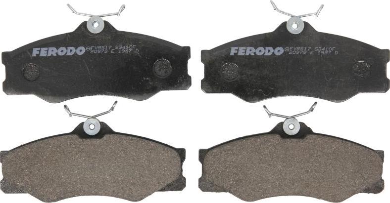 Ferodo FVR517 - Тормозные колодки, дисковые, комплект abcparts.ee
