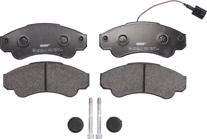 Ferodo FVR1479 - Тормозные колодки, дисковые, комплект abcparts.ee