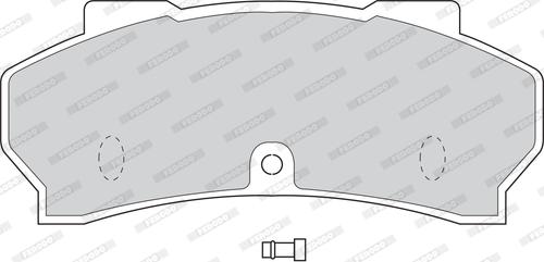 Ferodo FVR302 - Тормозные колодки, дисковые, комплект abcparts.ee