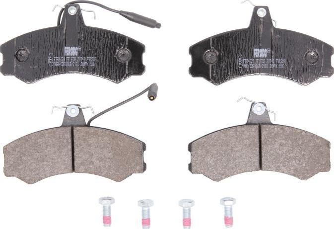 Ferodo FVR287 - Тормозные колодки, дисковые, комплект abcparts.ee