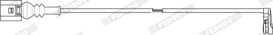 Ferodo FWI464 - Сигнализатор, износ тормозных колодок abcparts.ee