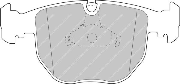 Ferodo Racing FCP997H - Тормозные колодки, дисковые, комплект abcparts.ee