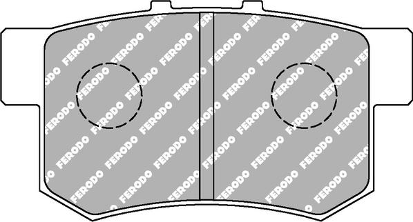 Ferodo Racing FCP956H - Тормозные колодки, дисковые, комплект abcparts.ee