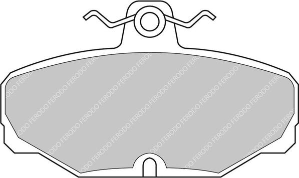 Ferodo Racing FCP408H - Тормозные колодки, дисковые, комплект abcparts.ee