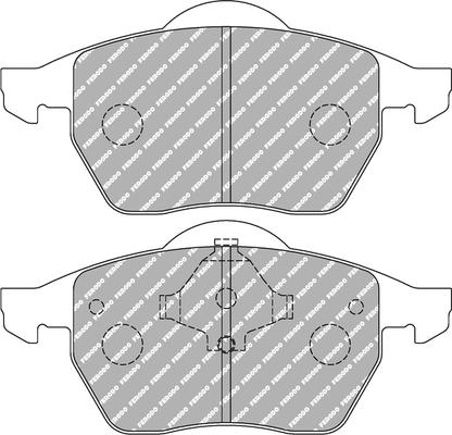 Ferodo Racing FCP590H - Тормозные колодки, дисковые, комплект abcparts.ee