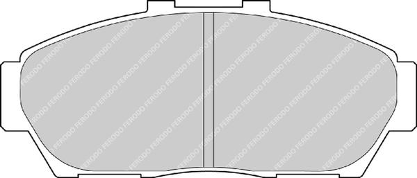 Ferodo Racing FCP1436H - Тормозные колодки, дисковые, комплект abcparts.ee