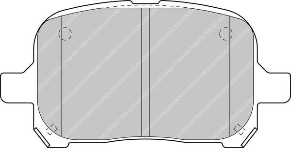 Ferodo Racing FCP1437H - Тормозные колодки, дисковые, комплект abcparts.ee