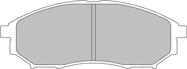 Ferodo Racing FCP1690H - Тормозные колодки, дисковые, комплект abcparts.ee