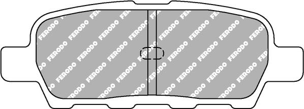Ferodo Racing FCP1693H - Тормозные колодки, дисковые, комплект abcparts.ee