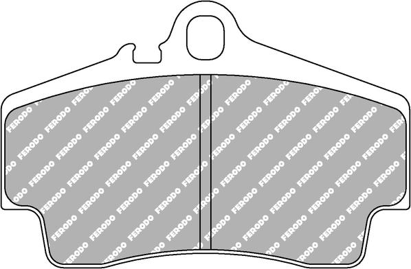 Ferodo Racing FCP1308H - Тормозные колодки, дисковые, комплект abcparts.ee